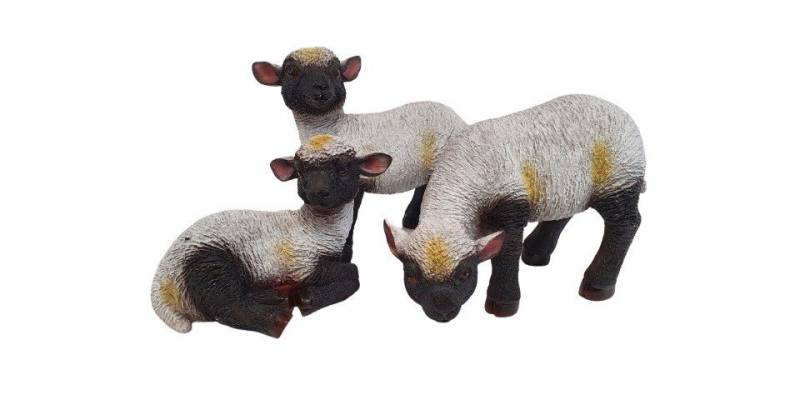 Figurendiscounter Gartenfigur Dekofigur Schaf 27 x 10 x 32 cm von Figurendiscounter