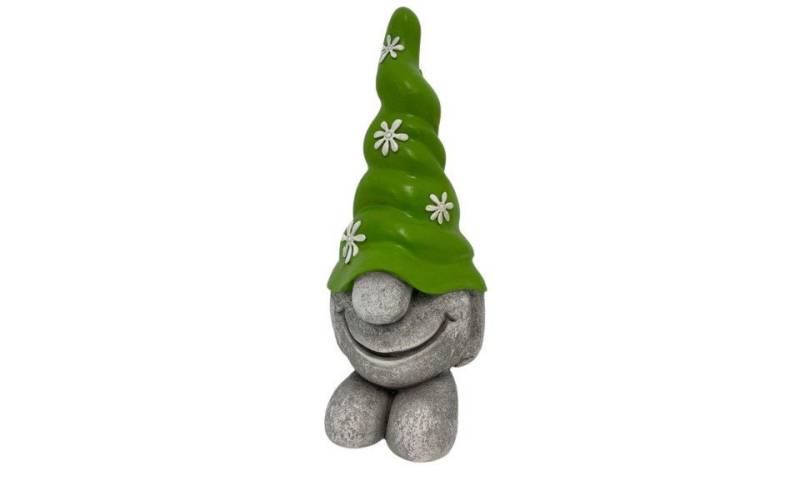 Figurendiscounter Gartenfigur Dekofigur Wichtel stehend grün 26 x 11 x 12 cm von Figurendiscounter
