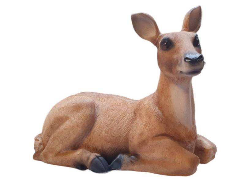 Figurendiscounter Gartenfigur Figur Reh liegend, klein Polyresin 18 x 12 x 23 cm Figurendiscounter Gartenfigur Figur Reh liegend, klein Polyresin 18 x 12 x 23 cm von Figurendiscounter