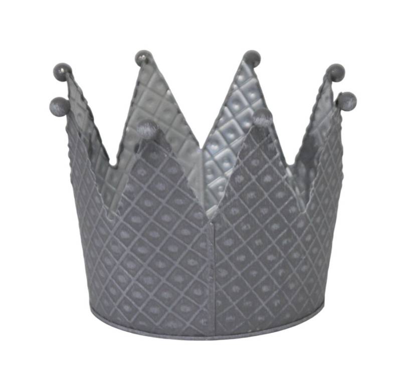 Figurendiscounter Gartenfigur Pflanzgefäß Krone M Zink 11 x 16 x 16 cm grau Figurendiscounter Gartenfigur Pflanzgefäß Krone M Zink 11 x 16 x 16 cm grau von Figurendiscounter
