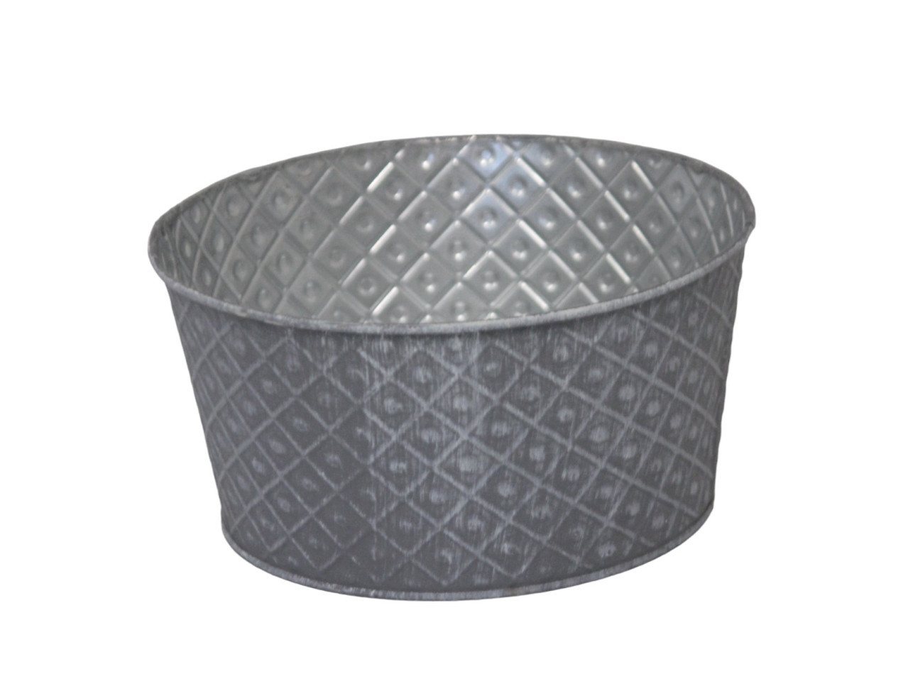 Figurendiscounter Übertopf Pflanzgefäß Schale S Zink 8 x 16 x 16 cm grau Figurendiscounter Übertopf Pflanzgefäß Schale S Zink 8 x 16 x 16 cm grau von Figurendiscounter