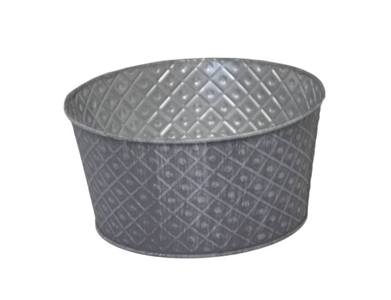 Figurendiscounter Übertopf Pflanzgefäß Schale S Zink 8 x 16 x 16 cm grau Figurendiscounter Übertopf Pflanzgefäß Schale S Zink 8 x 16 x 16 cm grau von Figurendiscounter