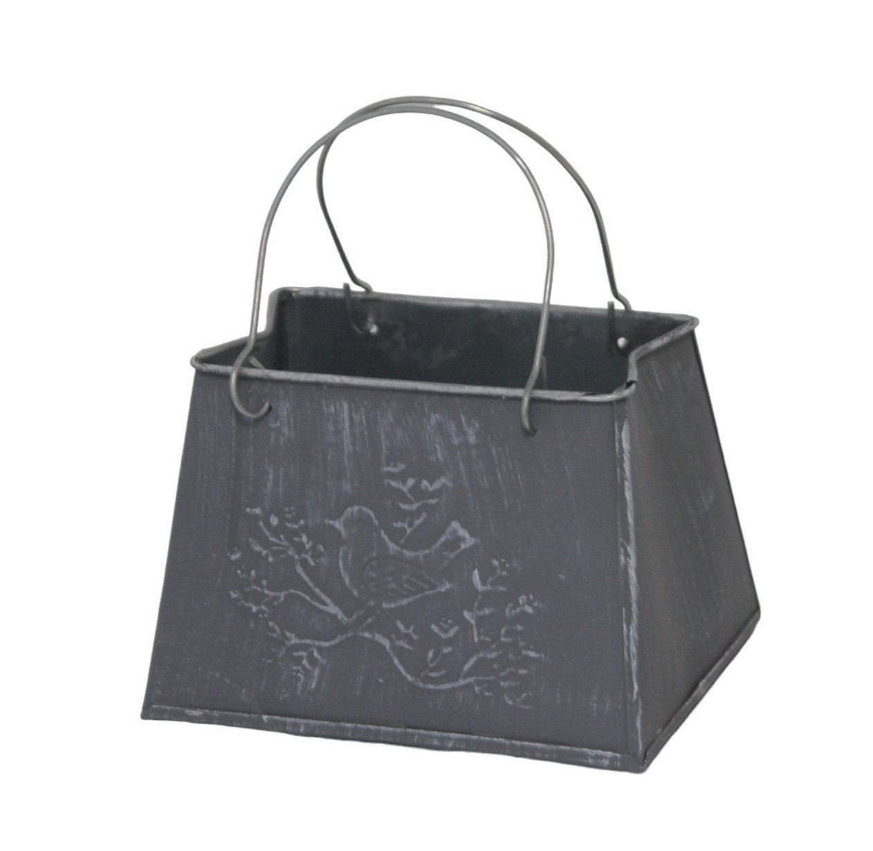 Figurendiscounter Übertopf Pflanzgefäß Tasche M Zink 14 x 16 x 18 cm grau Figurendiscounter Übertopf Pflanzgefäß Tasche M Zink 14 x 16 x 18 cm grau von Figurendiscounter