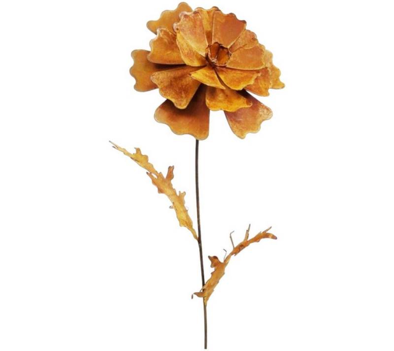 Figurendiscounter Gartenfigur Stecker Mohnblume Rostoptik 120 cm von Figurendiscounter