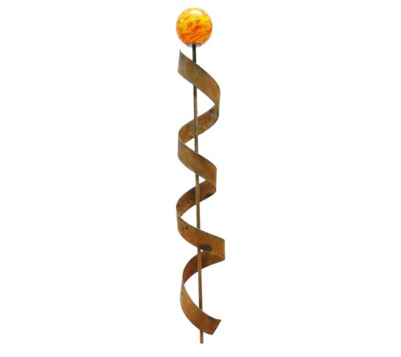 Figurendiscounter Gartenfigur Stecker Spirale rost 120 cm von Figurendiscounter