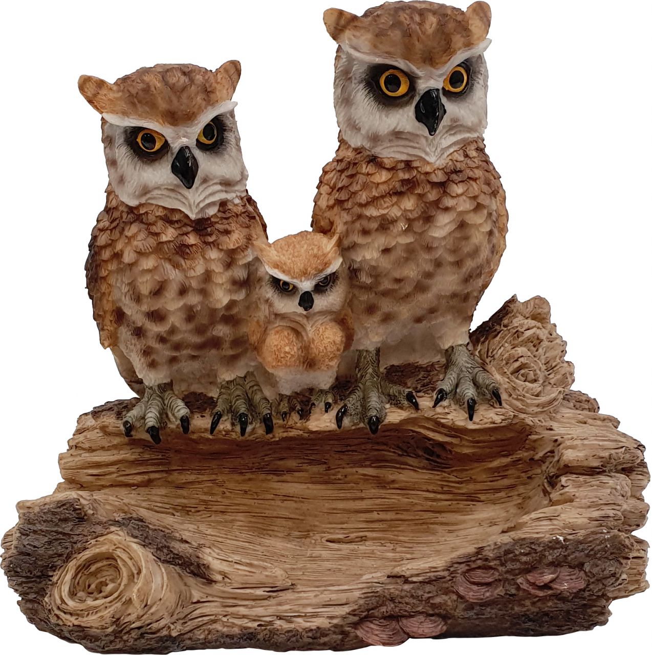 Dekofigur Vogeltränke Eulen 25 x 28 x 18 cm Dekofigur Vogeltränke Eulen 25 x 28 x 18 cm von FD