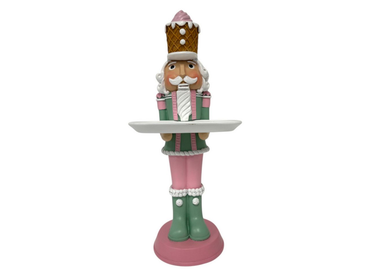 Figurendiscounter Weihnachtsfigur Dekofigur Nußknacker mit Tablett klein 38 x 10 x Figurendiscounter Weihnachtsfigur Dekofigur Nußknacker mit Tablett klein 38 x 10 x von Figurendiscounter