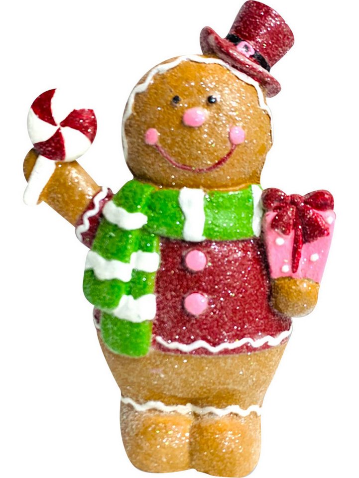 Figurendiscounter Weihnachtsfigur Dekofigur Pfefferkuchenboy 17 x 11,5 x 5,5 cm bunt Figurendiscounter Weihnachtsfigur Dekofigur Pfefferkuchenboy 17 x 11,5 x 5,5 cm bunt von Figurendiscounter