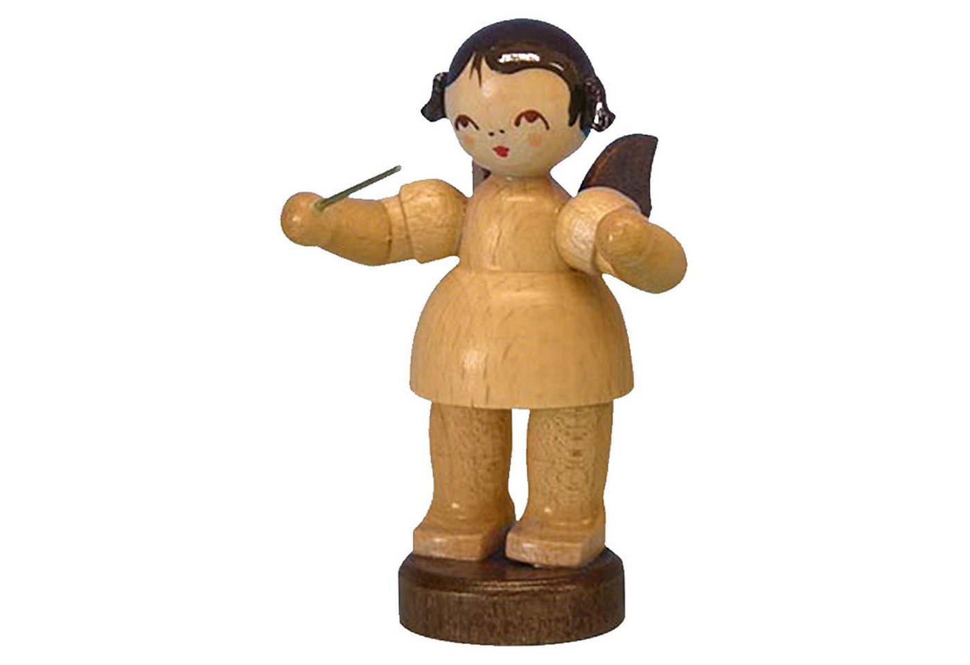 Figurenland Uhlig GmbH Dekofigur Engel Dirigent - natur - stehend (6cm) von Kunstgewerbe Uhlig von Figurenland Uhlig GmbH
