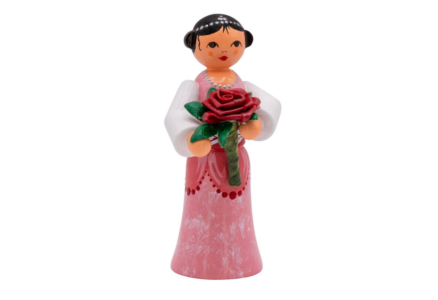 Figurenland Uhlig GmbH Dekofigur Uhlig - Prinzessin mit Rose Dornröschen 6,2cm - 2025 von Figurenland Uhlig GmbH