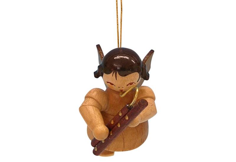 Figurenland Uhlig GmbH Dekohänger Christbaumschmuck Engel mit Fagott - natur - schwebend (5,5cm) von Kun von Figurenland Uhlig GmbH