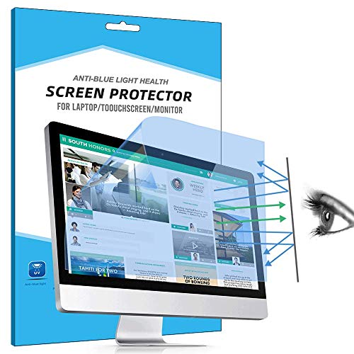 FiiMoo 18.5" Computer/Monitor Anti-Blaulicht Schutzfolie, Premium Anti Blue Screen Protector, Blendschutzfolie Augenschutz Displayschutzfolie für 18.5 inch (2 Pack) von FiiMoo