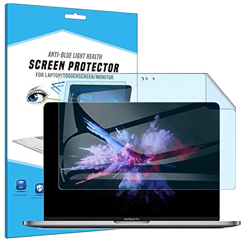 FiiMoo Anti Blaulichtfilter Kompatibel mit MacBook Pro 15" (2016-2019), Premium Anti BlueLight Screen Protector, Blendschutzfolie Augenschutz Displayschutzfolie für MacBook Pro 15 Zoll（2 Pack） von FiiMoo