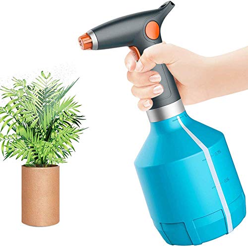 FiiMoo Elektrische Sprühflasche für Zimmer/Garten Pflanzen, Elektrische Gießkanne, Automatische Wässerungs Flasche für Alkohol, Reinigung nach Hause, 1000ML Garten Hand Tiny Auto Sprayer (Blau) von FiiMoo
