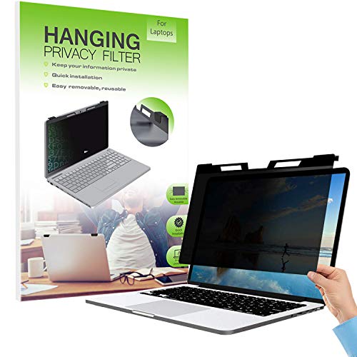 FiiMoo Hängend 13.3 Zoll Premium Blickschutzfilter I Blickschutz Folie, Kompatibel mit Laptop 13.3"/ MacBook Pro 13.3" / MacBook Air 13.3" - Laptop Frame Hanging Type (304x190mm) von FiiMoo