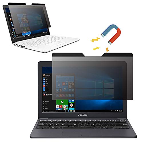 FiiMoo Magnetic Privacy Filter für 14" Laptop, Easy On/Off Blickschutzfilter, Privacy Screen Filter, Anti-Hacking Blickschutz Folie für 14 Zoll Monitor (16: 9) von FiiMoo