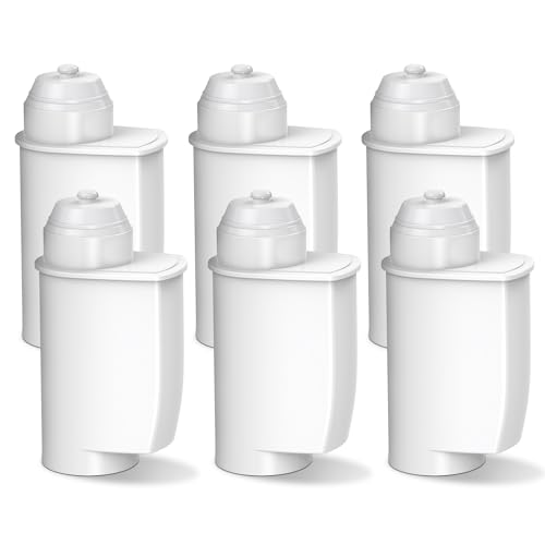 6-Stück Wasserfilter für Siemens EQ6 EQ7 EQ500 EQ Series Kompatibel mit Brita Siemens Intenza TZ70003 Kaffeevollautomaten Wasserfilter (6 Pack) von Fiitas