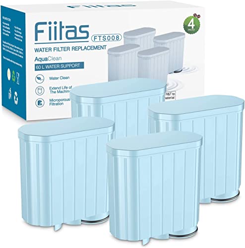 Fiitas Aqua Clean Filter für Philips Kaffeevollautomat CA6903 Aquaclean Wasserfilter Kompatibel mit Philips Latte Go, Saeco, 3100, 4000, 5000 Serie (4 Packs) von Fiitas