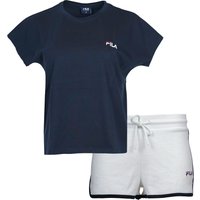Fila Shorty "WOMAN JERSEY TOP + TERRY SPONGE SHORTS PYJAMAS" 2 Stk. tlg., mit kontrastreichen Paspeldetails Fila Shorty "WOMAN JERSEY TOP + TERRY SPONGE SHORTS PYJAMAS" 2 Stk. tlg., mit kontrastreichen Paspeldetails von Fila