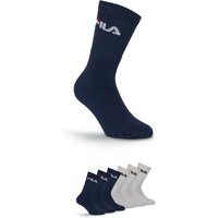 Fila Tennissocken 6 Paar, Logoschriftzug, breites Rippenbündchen, Cotton-Mix von Fila
