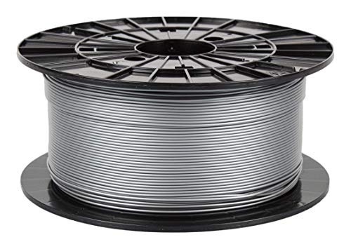 PLA-Filament 1,75 – Silber, Leicht zu druckendes Material, Biologisch abbaubar, Geeignet zum Drucken großer Objekte, 3D-Druck-Filament-Materialien für 3D-Drucker, Drucker-Filament 1,75 mm, 1 kg von Filament PM