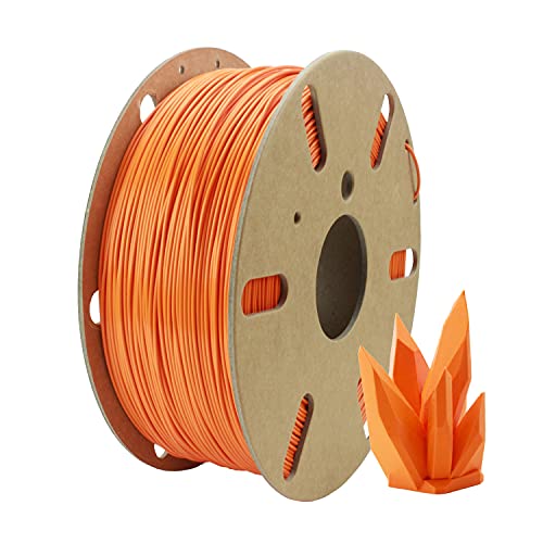 Filamentive PLA - Orange - 1.75mm 3D Drucker Filament, Recyceltes Material + Spule aus 100% recycelbarem Karton - Ermöglicht Nachhaltiges Drucken (1KG) von FILAMENTIVE