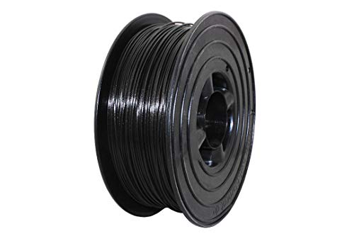 3D Drucker Filament 1kg PLA 1,75mm ⌀ Durchmesser Spule Rolle 1000g Made in DE (Schwarz Metallic) von Filamentwerk