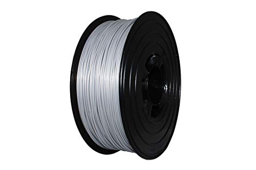 3D Drucker Filament 1kg PLA 1,75mm ⌀ Durchmesser Spule Rolle 1000g Made in DE (Silber Metallic) von Filamentwerk
