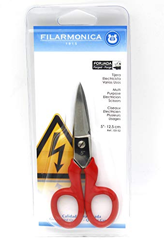 TIJERA ELECTRICISTA AISLANTE 5" D FIL TIJERA ELECTRICISTA AISLANTE 5" D FIL von Filarmónica