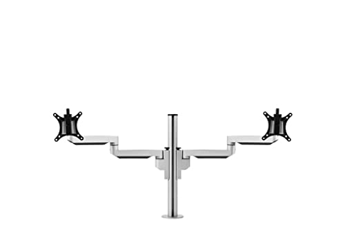 Filex BakkerElkhuizen Monitorarm Galaxy Modular Dual Klemme/Bolzen Schwarz, Silber von Filex