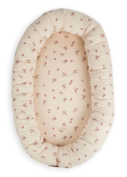 Filibabba Babynestchen Babynest - Schwalbe rosa oder blau aus kbA Baumwolle von Filibabba