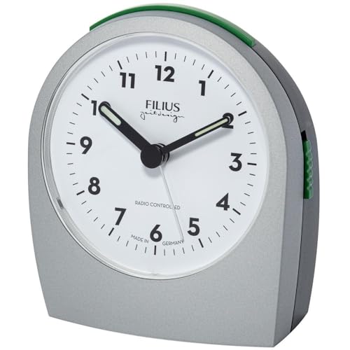 Filius 0545-19 Funk-Wecker Silbergrau-Graphit von Filius