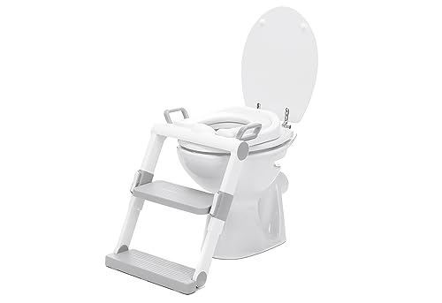 Babyworld Fillikid Toilettentrainer | Höhenverstellbarer Toiletten-Sitz für Kinder | Leicht zu reinigendes PVC-Material | Rutschfeste Füße & kindgerechte Haltegriffe | Platzsparend zusammenfaltbar von Fillikid