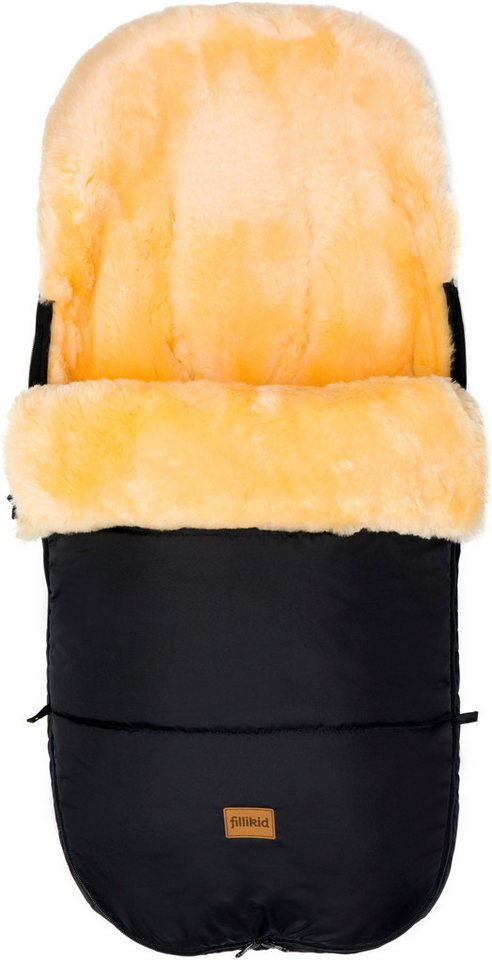 Fillikid Fußsack Makalu Lammfellfußsack, schwarz von Fillikid