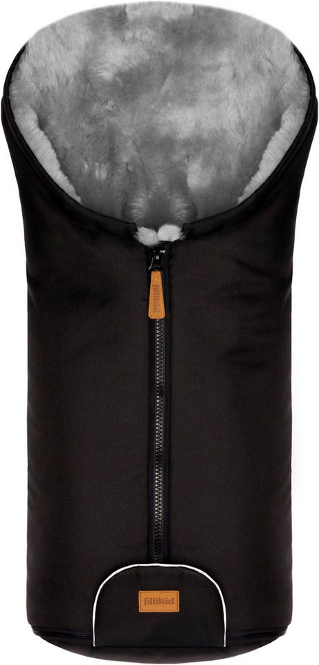 Fillikid Fußsack Pamir Alpina, schwarz, Lammfell grau, Winterfußsack, für Autositze Gr. 0 und Kinderwagen Fillikid Fußsack Pamir Alpina, schwarz, Lammfell grau, Winterfußsack, für Autositze Gr. 0 und Kinderwagen von Fillikid