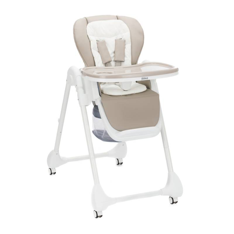 Fillikid Hochstuhl Sitzstuhl Hochstuhl Weiß/Taupe Höhenverstellbar Weiß/Taupe   B-Ware von Fillikid