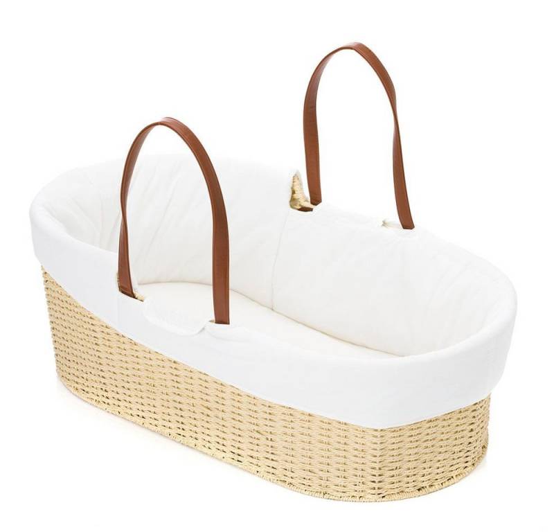 Fillikid Stubenwagen Weiß Natur, Moseskorb inkl. Innenbezug & Matratze Fillikid Stubenwagen Weiß Natur, Moseskorb inkl. Innenbezug & Matratze von Fillikid