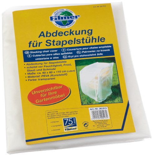Filmer 20513 Abdeckung für Stapelstühle ca. 60 x 60 x 110 cm von FILMER