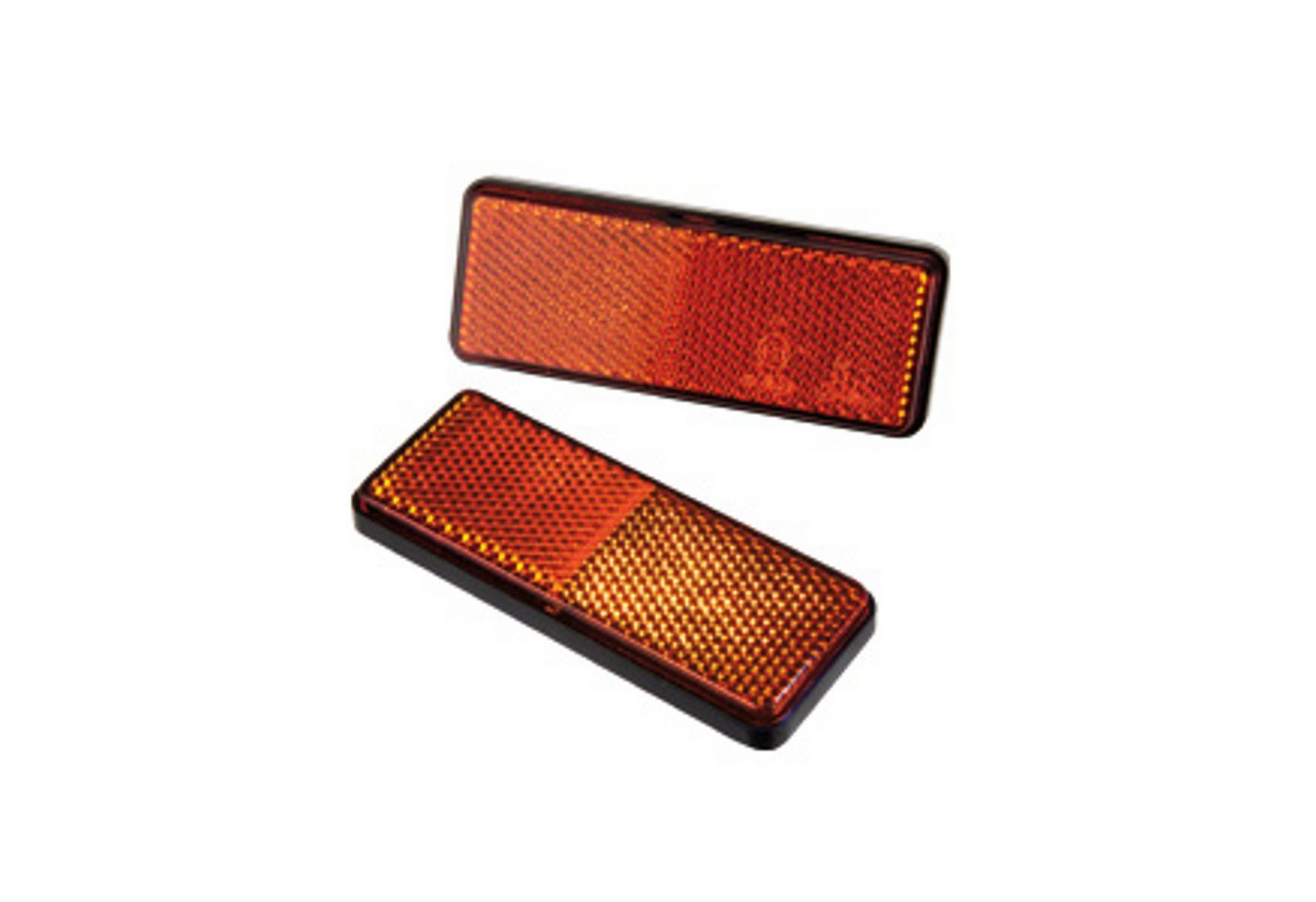 Filmer Reflektor-Aufkleber FILMER Reflektor mit Klebefläche, orange, 2 Stück von Filmer