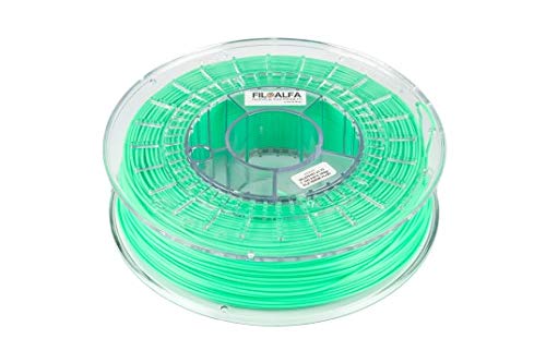 FiloAlfa Filament - PLA/PLA AlfaPlus für 3D-Drucker - 1,75 mm, 700 g (Neongrün, PLA) von FiloAlfa