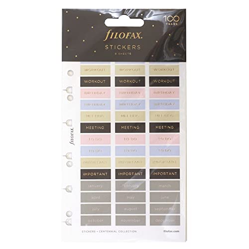 Filofax Personal Sticker Centennial Collection von Filofax