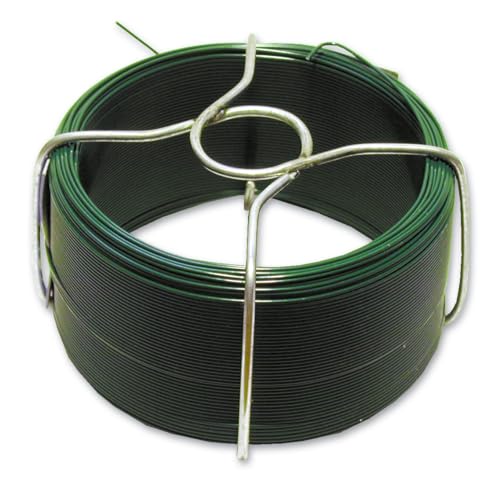 Filpack FGV08 Kunststoffbeschichteter Stahldraht - Außendurchmesser 0,8 mm - Länge 75 m - Grün von Filpack