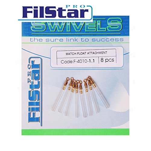 Filstar 8 x Team F-4010 Posen- Matchposen- Adapter Ø-Schlauch von 0,8-1,5mm erhältlich (1,1mm) von reinos