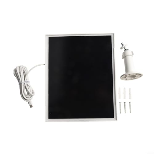 10 W 5 V Solarpanel mit 4 m USB-Ladekabel, IP66 wasserdicht, monokristallin für Überwachungskamera mit geringem Stromverbrauch, für langlebige ABS-PC-Konstruktion, hohe Umwandlung (0) von Filteilect