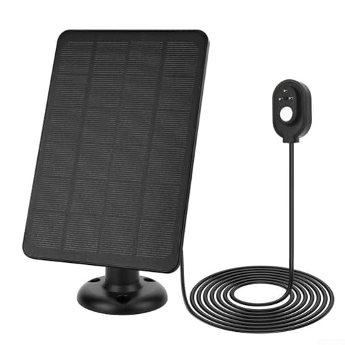 10 W Solarmodul-Ladegerät für Pro 4/Ultra 2/Pro 3/für Ultra/Pro5S Sicherheitskameras mit 360° verstellbarer Halterung und 3 m langem Kabel, IP65 wetterfest (S12) (SKU) von Filteilect