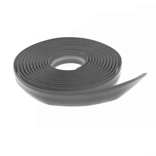 10 m selbstklebender TPE-Teppichkantenstreifen für glatten Bodenübergang, sichere Verbindung zwischen Teppich und harten Oberflächen, passend für Böden bis zu 10 mm (dunkelgrau 10 m) von Filteilect