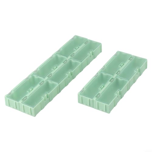 10 x Organizer-Box zur Aufbewahrung von elektronischen Komponenten mit Fächern 75 x 31 5 x 21 5 mm von Filteilect
