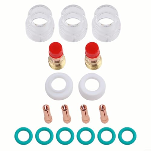 17 Stück für WIG-geschweißte Gaslinsen 3/32 Zoll # 12 Heat Cup WP-17/18/26 Taschenlampe 17 Stück für WIG-geschweißte Gaslinsen 3/32 Zoll # 12 Heat Cup WP-17/18/26 Taschenlampe von Filteilect