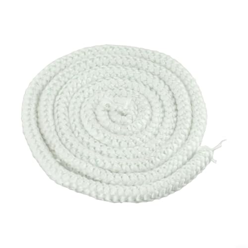 2 Meter Fiberglas-Ofentürdichtungsseil für Holzöfen und Pelletofen, elastische Dichtung zur Verbesserung der Effizienz des Ofens und zur Vermeidung von Wärmeverlust (12 mm) von Filteilect