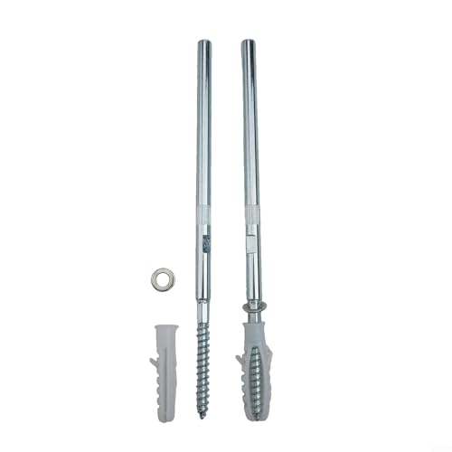 2 Stück schwebende Regalhalterungen aus Metall mit Schrauben, unsichtbare robuste Wandhalterung für Holzregale, starkes verdecktes Design für Wohnen (8 x 150 mm) von Filteilect